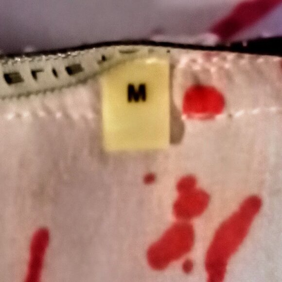 Elie Tahari Pink Red Splatter Print Ruffle Silk Sleeveless Top - Picture 4 of 6